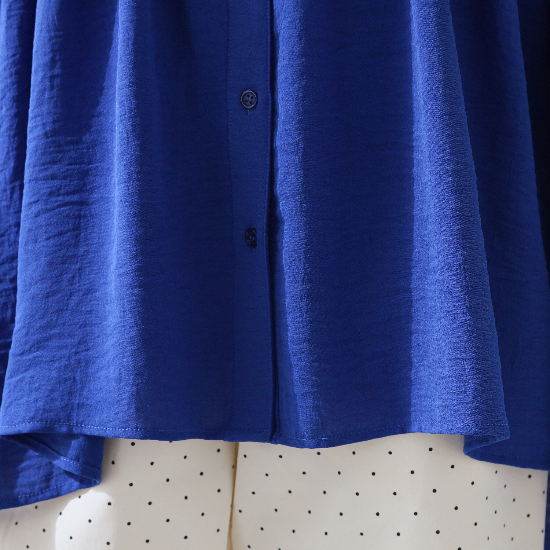 THE SHOP TK「【夏に嬉しい機能つき】ひんやりさらさら シャーリングブラウス」|シャツ・ブラウス|