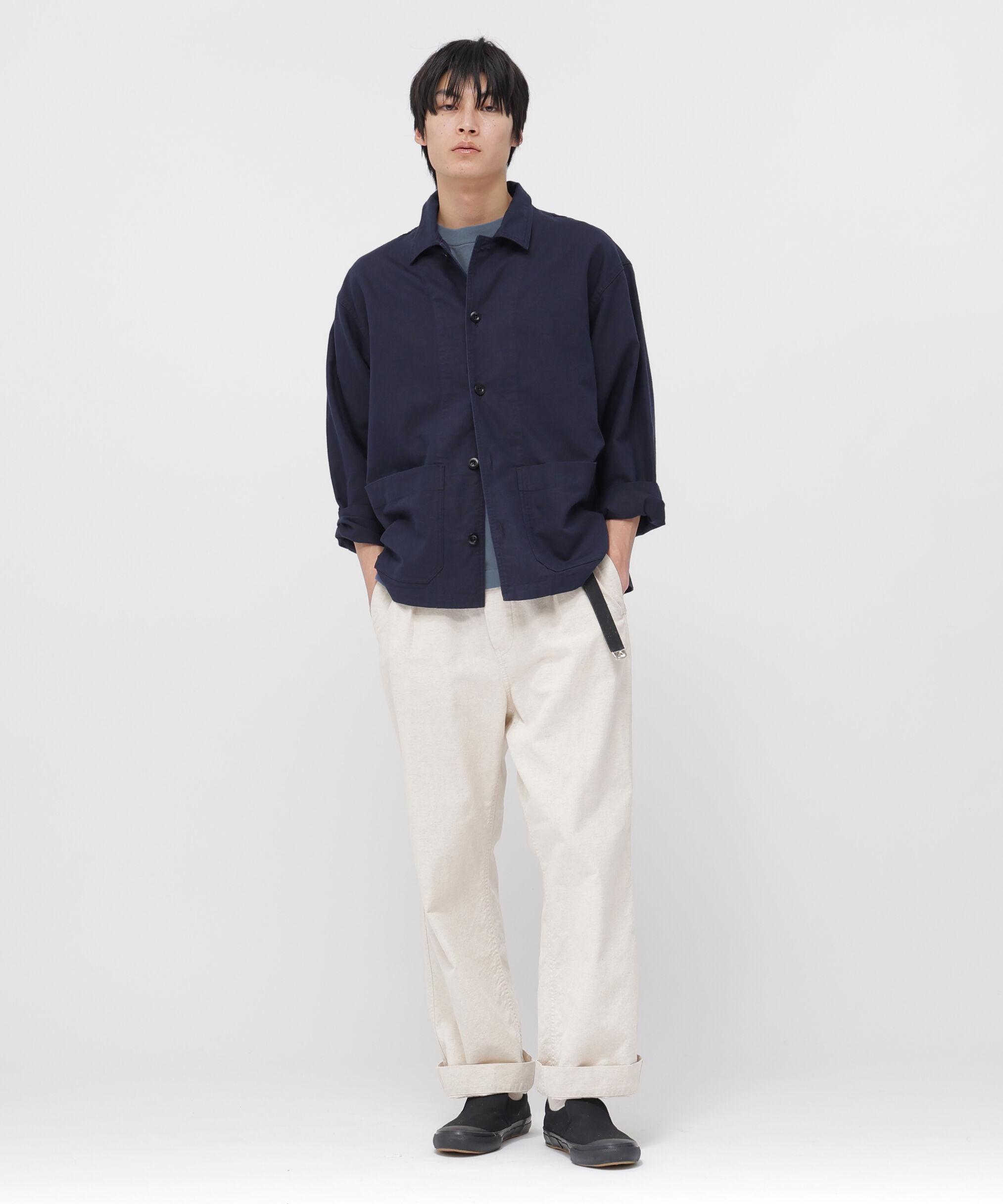 MHL.「UPCYCLED COTTON JERSEY TOP」|Tシャツ・カットソー|
