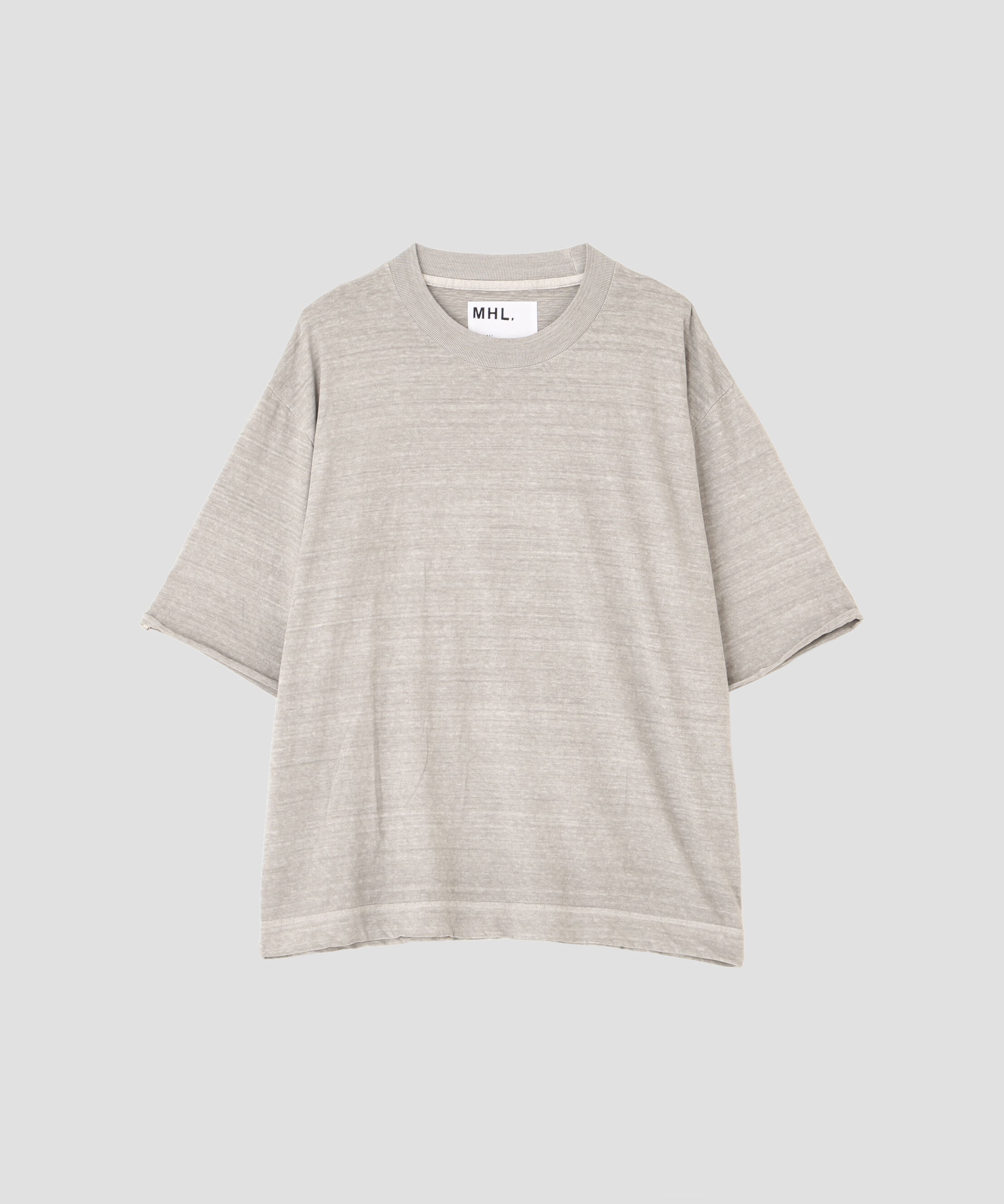 MHL.「CARBON DYED COTTON LINEN TOP」|Tシャツ・カットソー|