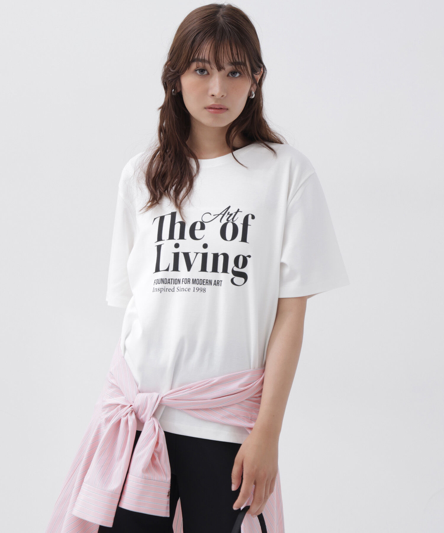  「ボクシーロゴTシャツ」|Tシャツ・カットソー|オフホワイト1