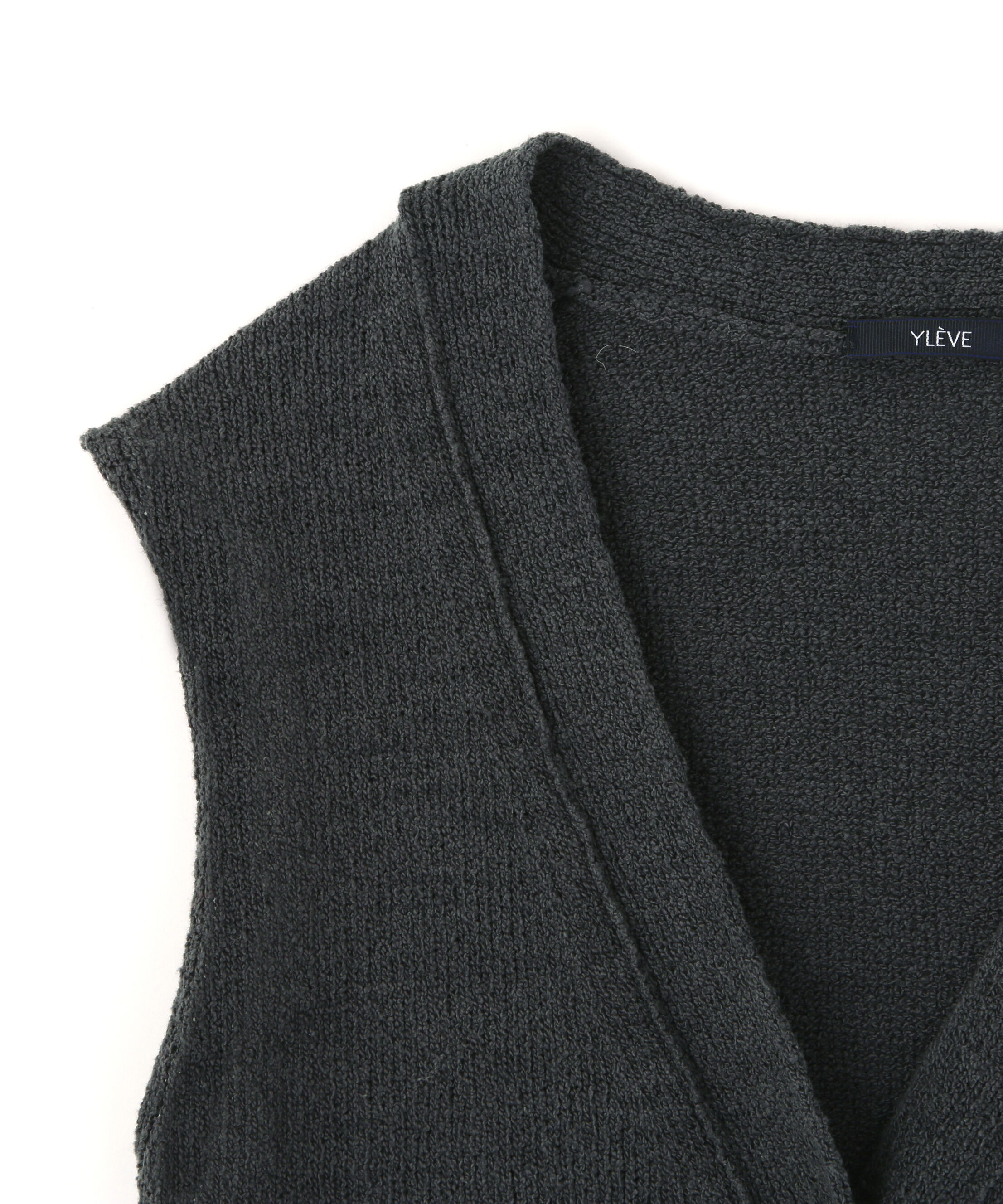 YLEVE 「YLEVE / COTTON BOUCLE KNIT VEST」|ニット・セーター|