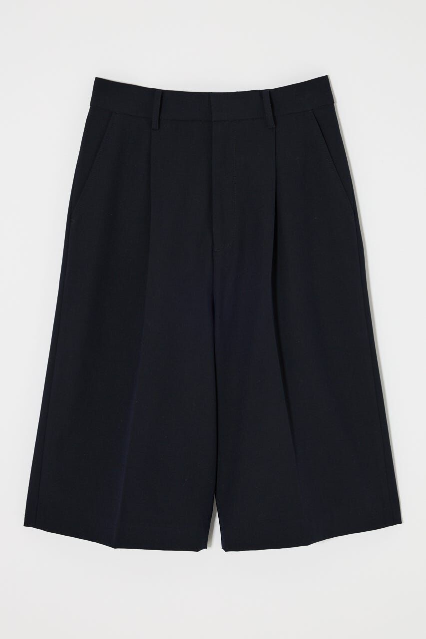 MOUSSY「TUCK WIDE HALF パンツ」|その他|NVY
