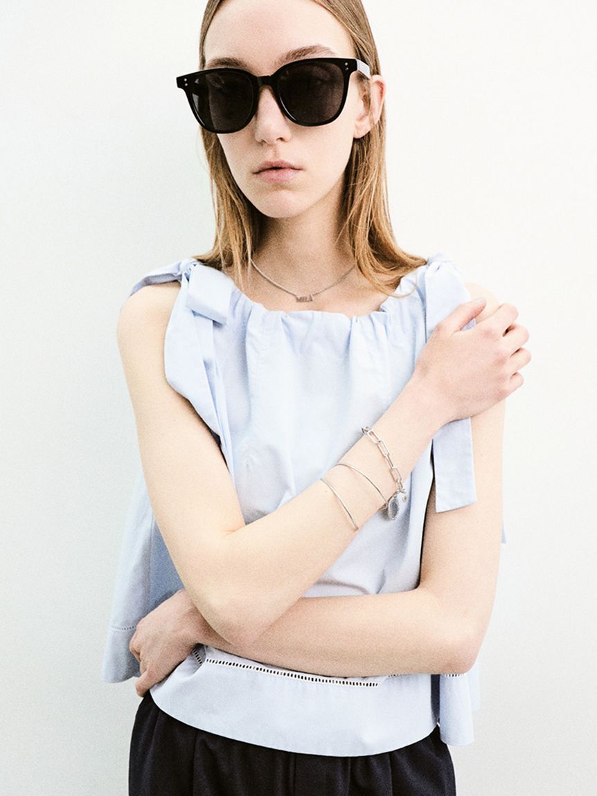 Mila Owen「【EVERYDAY PROOF JEWELRY 】コインスクエアチェーンブレス」|ブレスレット・バングル|