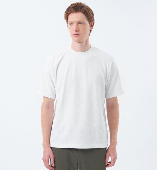 MACKINTOSH PHILOSOPHY「クルーネックTシャツ パイル調ソフトエアー」|Tシャツ・カットソー|ホワイト