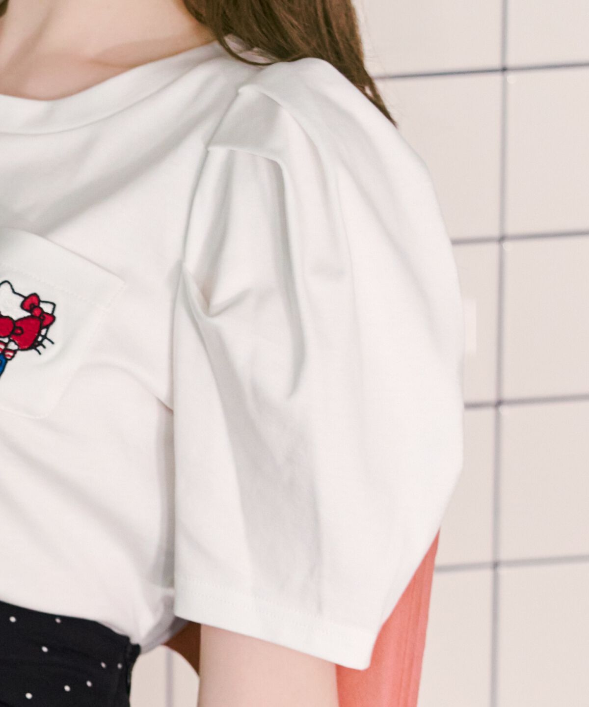 WILLSELECTION「WILLSELECTION&times;HELLO KITTY 刺繍カットトップス」|Tシャツ・カットソー|