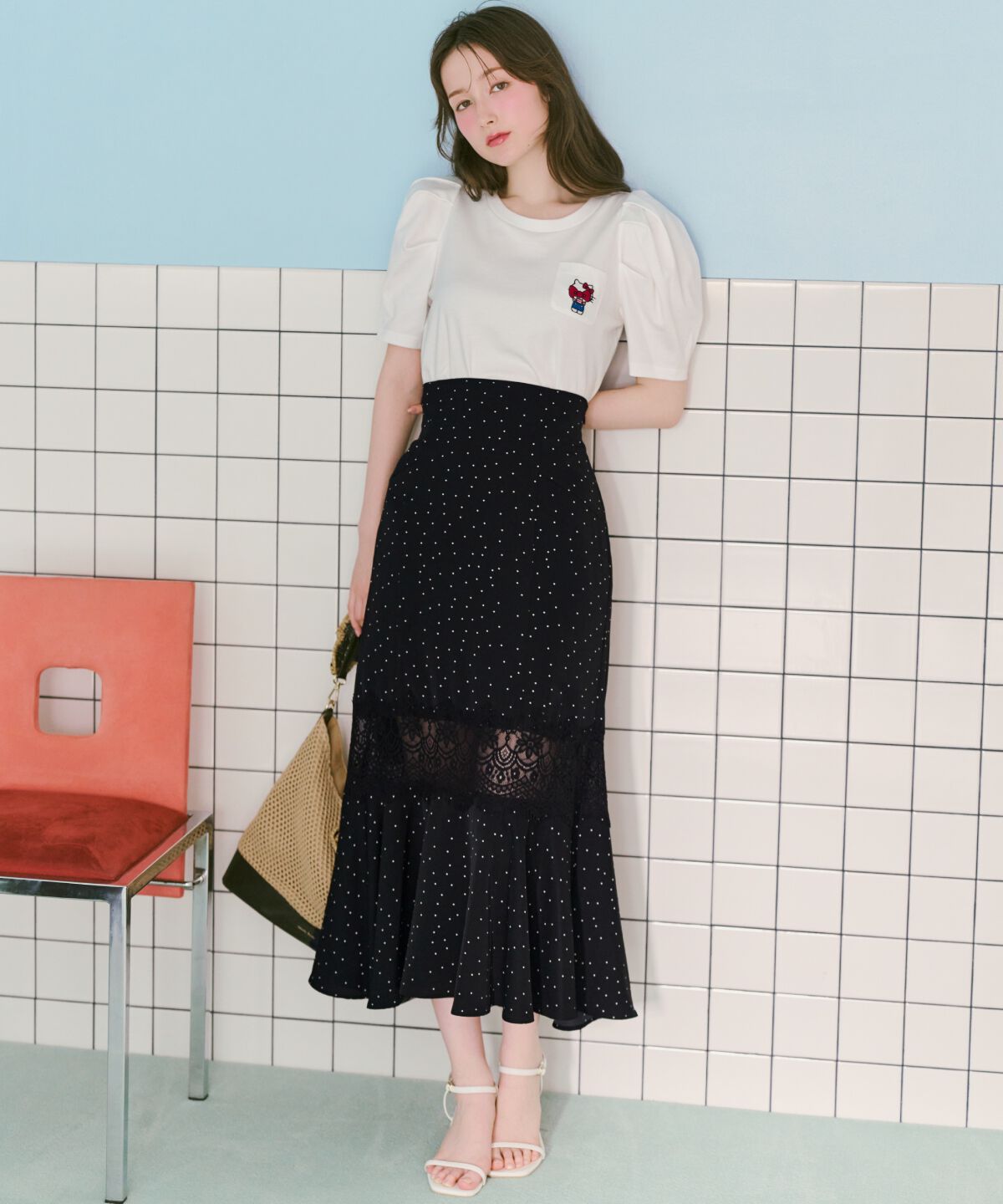 WILLSELECTION「WILLSELECTION&times;HELLO KITTY 刺繍カットトップス」|Tシャツ・カットソー|