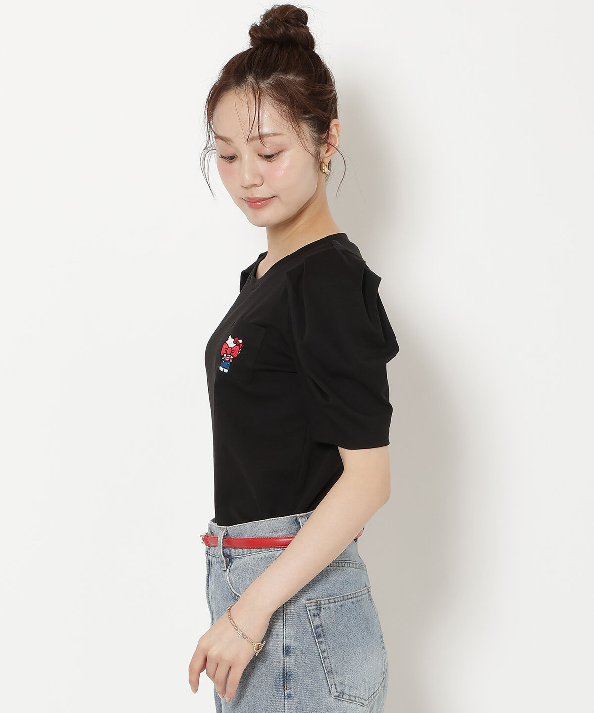 WILLSELECTION「WILLSELECTION&times;HELLO KITTY 刺繍カットトップス」|Tシャツ・カットソー|