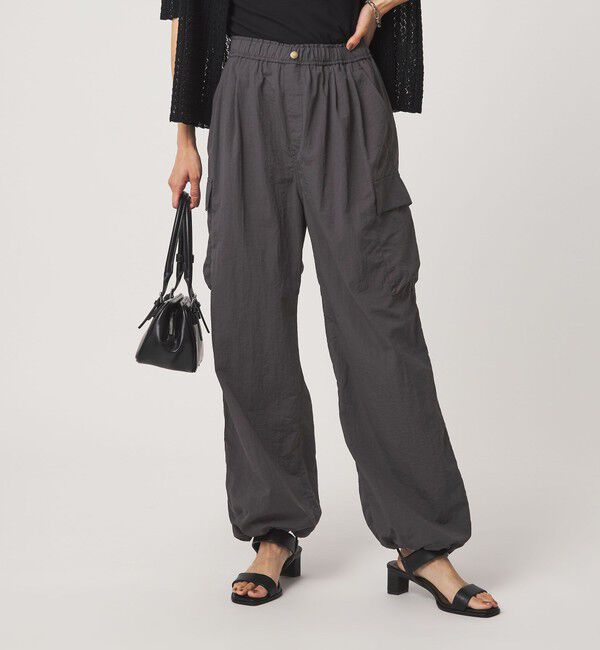 UNITED ARROWS green label relaxing「ウスカル カーゴパンツ UVカット 撥水 接触冷感」|カーゴ|DK.GRAY