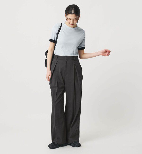 BEAUTY&YOUTH UNITED ARROWS「2タック ワイドパンツ 吸水速乾 防シワ ウォッシャブル」|その他|
