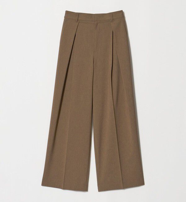 BEAUTY&YOUTH UNITED ARROWS「2タック ワイドパンツ 吸水速乾 防シワ ウォッシャブル」|その他|DK.BROWN