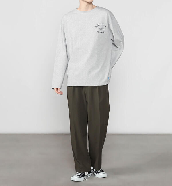 Morris & Sons「MORRIS & SONS | 2タック ワイドスラックス MEN」|チノ|OLIVE