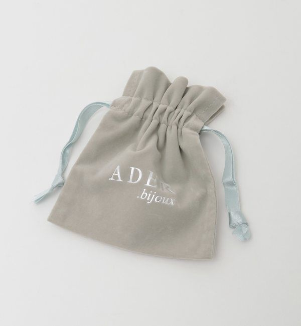 TIARA「【ADER.bijoux/アデルビジュー】CUTSTEEL sparkle pearl raliet」|ネックレス|