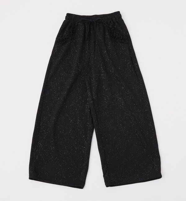  「【セットアップ可能/UVカット】刺しゅうキラキラカットパンツ/パーカー別売り」|その他|ブラック