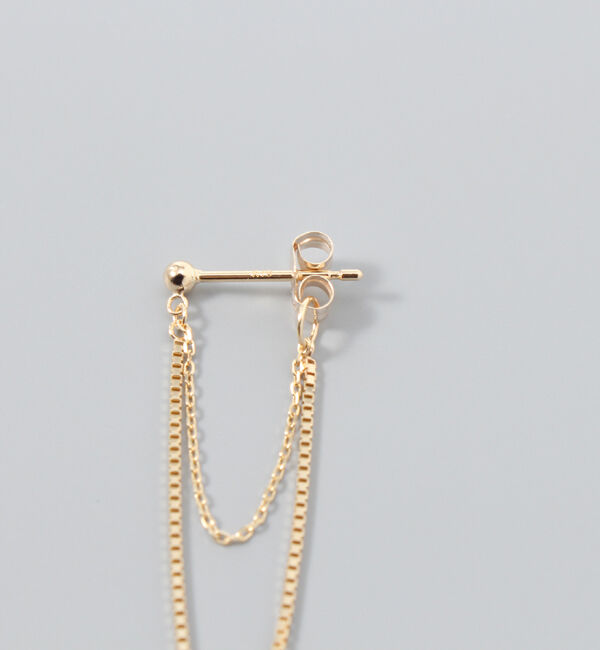JUPITER「【K10】チェーンフープピアス」|ピアス|