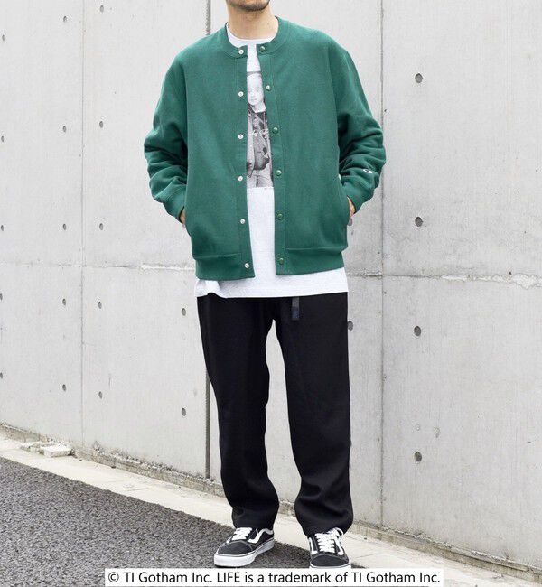 SHIPS any「【SHIPS any別注】Champion: リバースウィーブ(R) クルーネック カーディガン◇」|カーディガン|