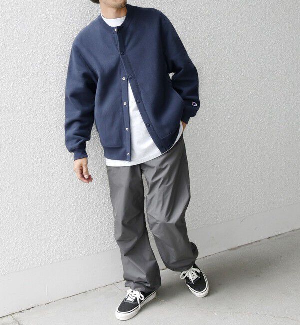 SHIPS any「【SHIPS any別注】Champion: リバースウィーブ(R) クルーネック カーディガン◇」|カーディガン|
