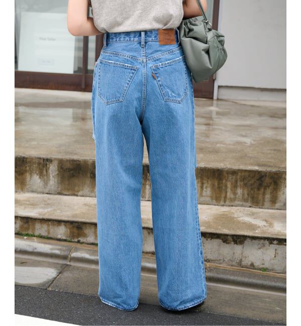 OUTDOOR PRODUCTS Usual Things「ULTデニムハイライズルーズスラッシュ5PKT」|デニム|