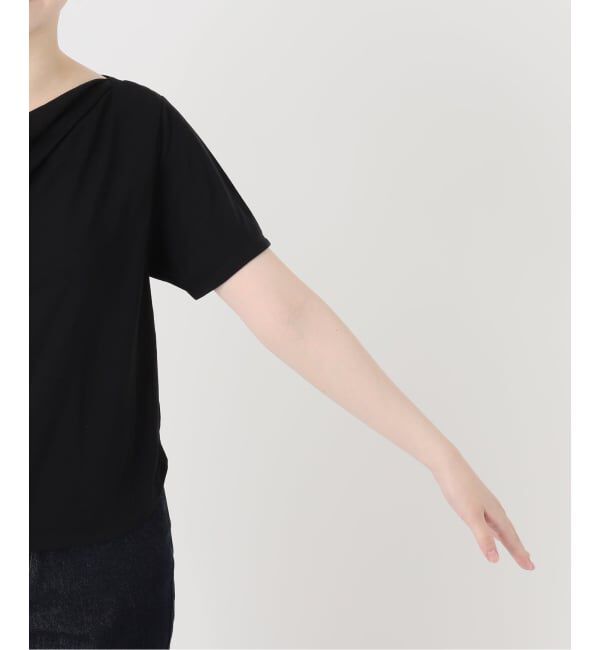 SLOBE IENA「ソフト天竺ドレープTEE」|Tシャツ・カットソー|