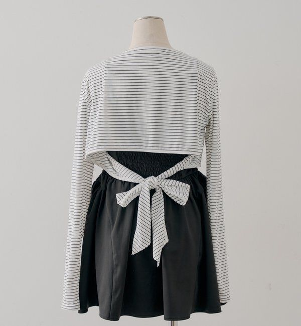  「【水着】【SALON by Chico】リボンボレロSET+フレアOPSET」|ビキニ|