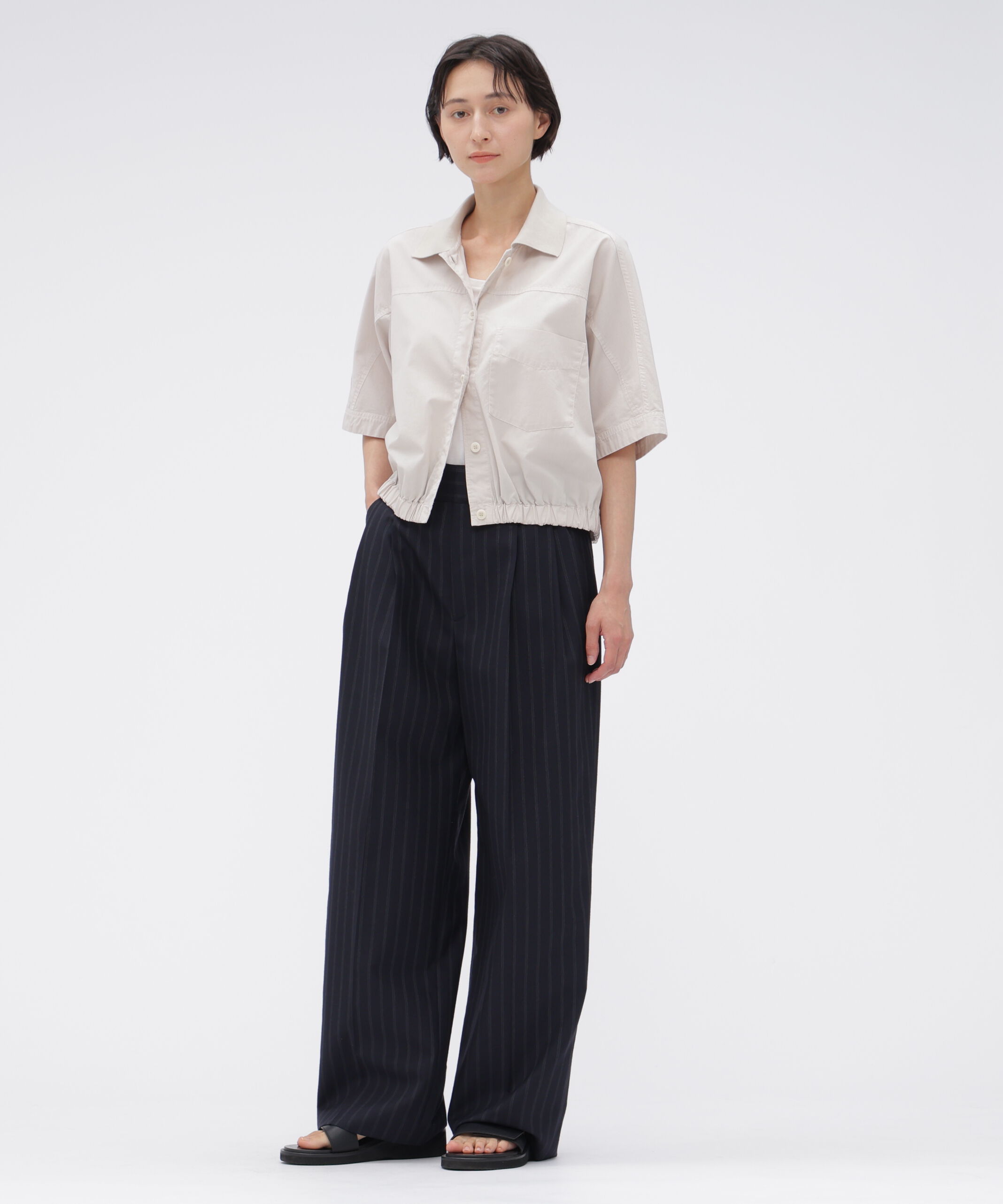 MHL.「GARMENT DYED COTTON POPLIN SHIRT」|シャツ・ブラウス|