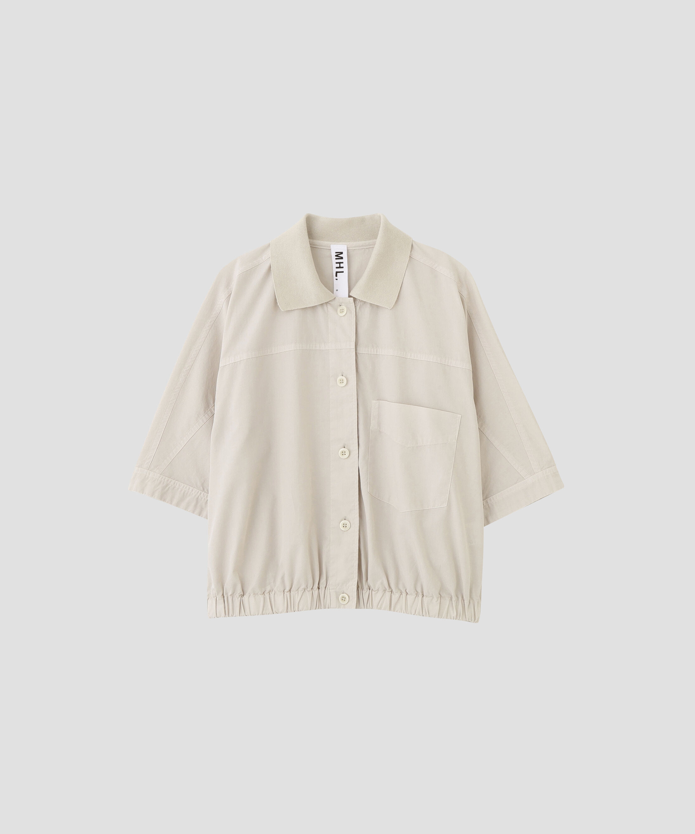 MHL.「GARMENT DYED COTTON POPLIN SHIRT」|シャツ・ブラウス|