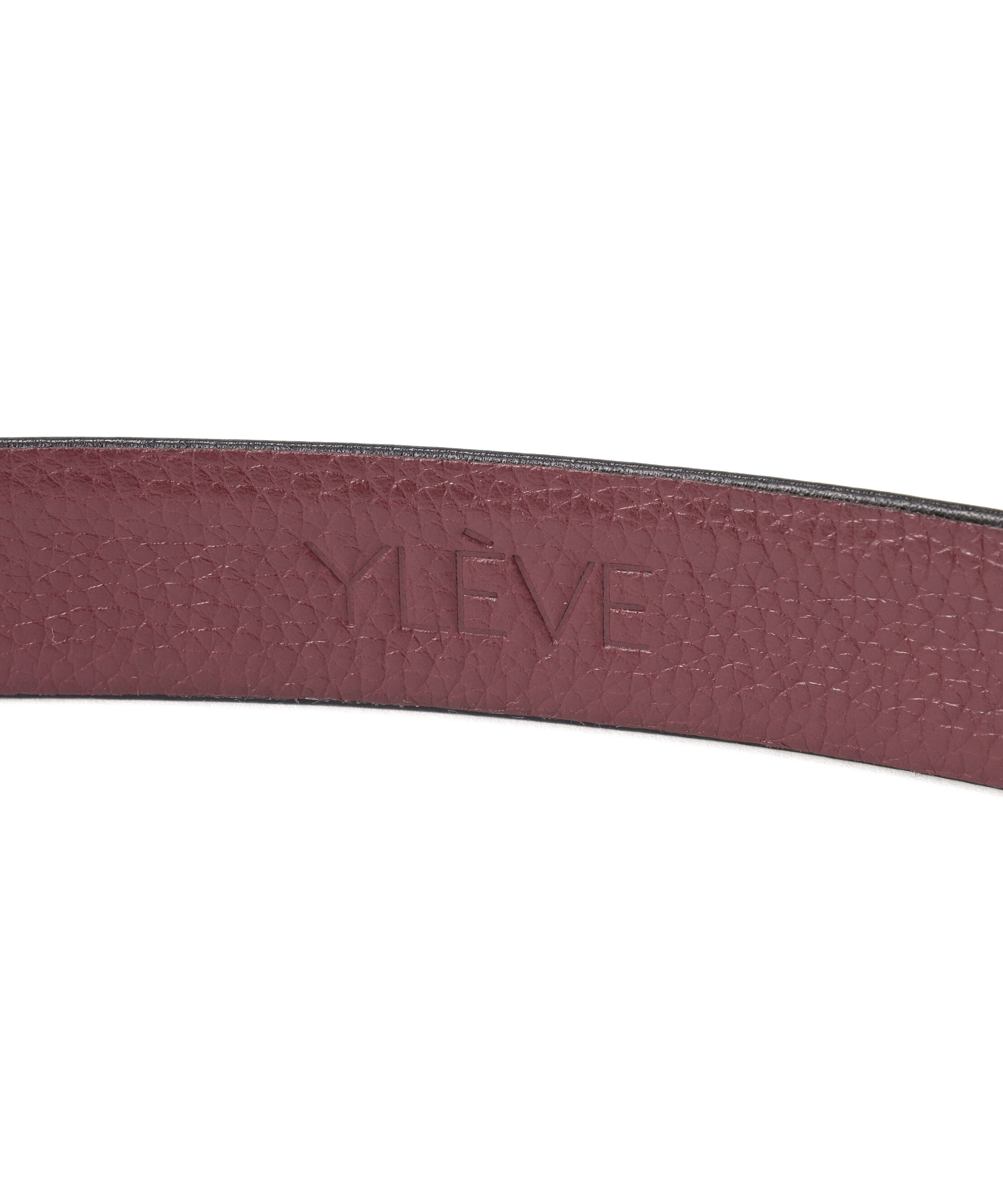 YLEVE 「YLEVE / LEATHER BUCKLED BELT」|ベルト|