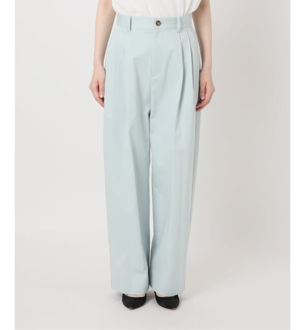 Spick and Span「Higuchi*S 2タックツイルパンツ」|チノ|