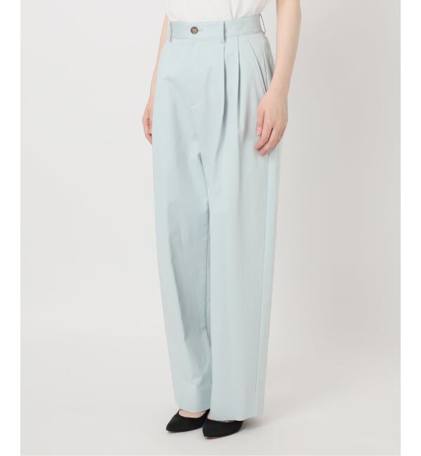 Spick and Span「Higuchi*S 2タックツイルパンツ」|チノ|