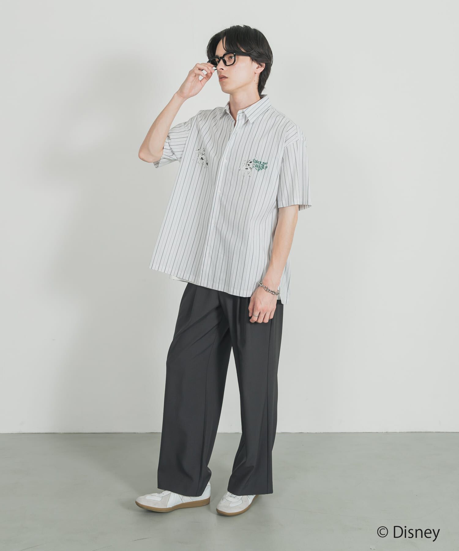 SENSE OF PLACE by URBAN RESEARCH「別注/Disney/ストライプシャツ」|シャツ・ブラウス|