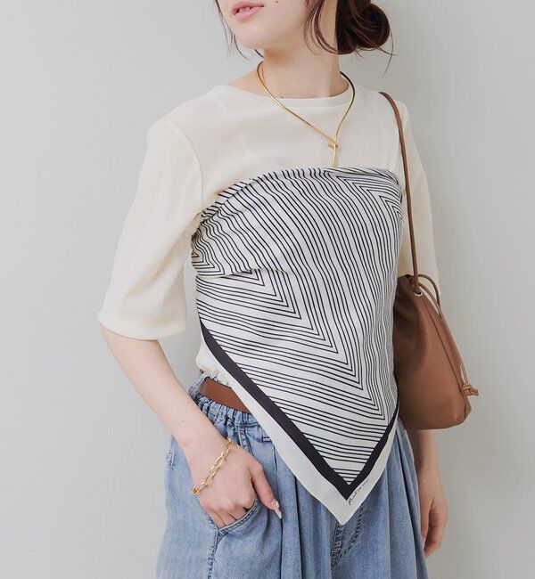  「シアーベロアハーフスリーブT」|Tシャツ・カットソー|