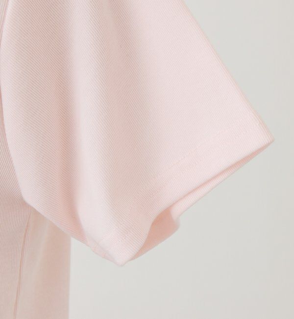  「ストーン付ワンポイント刺繍ロゴTee」|プルオーバー|