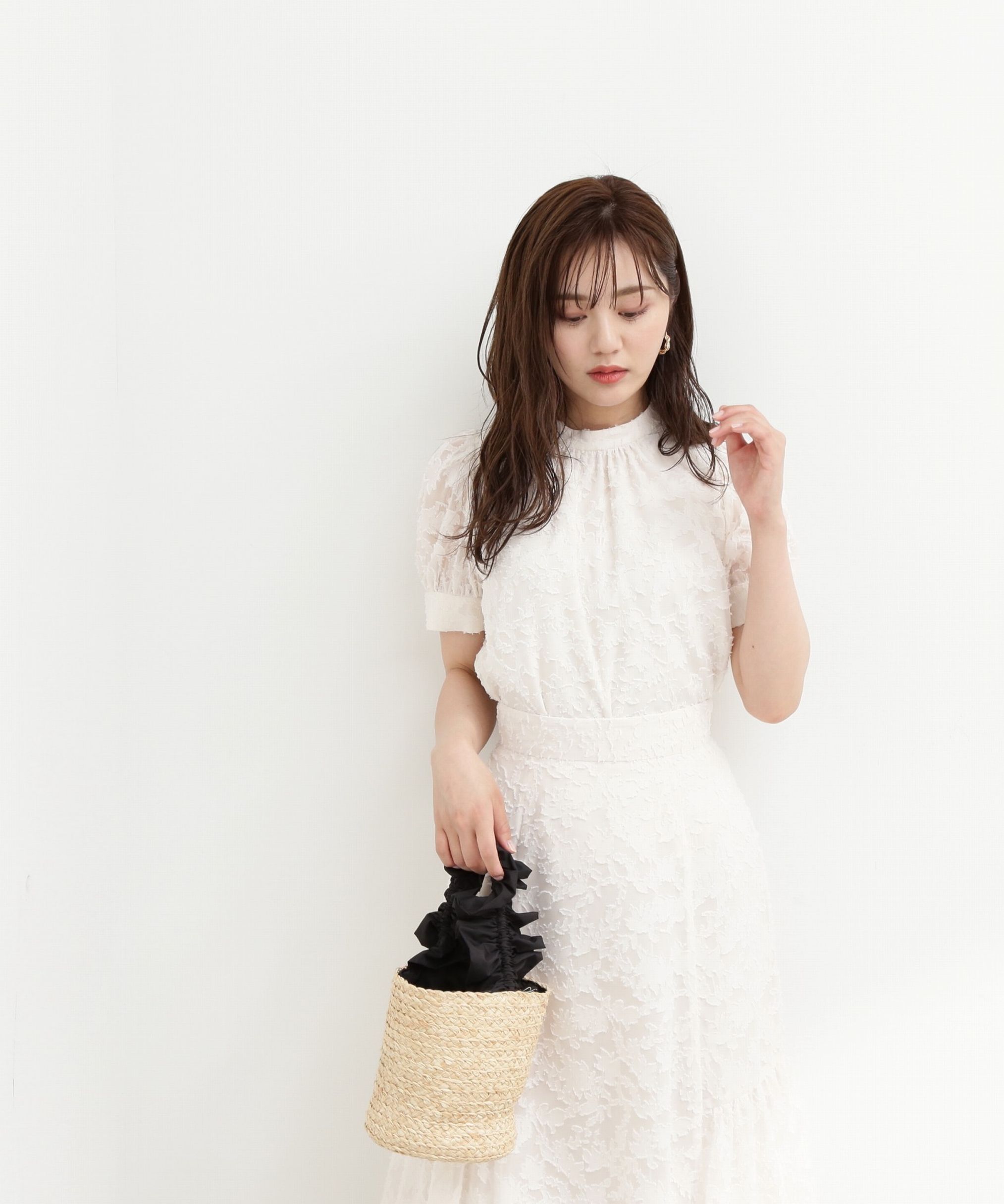 PROPORTION BODY DRESSING「フラワージャガードブラウス」|シャツ・ブラウス|