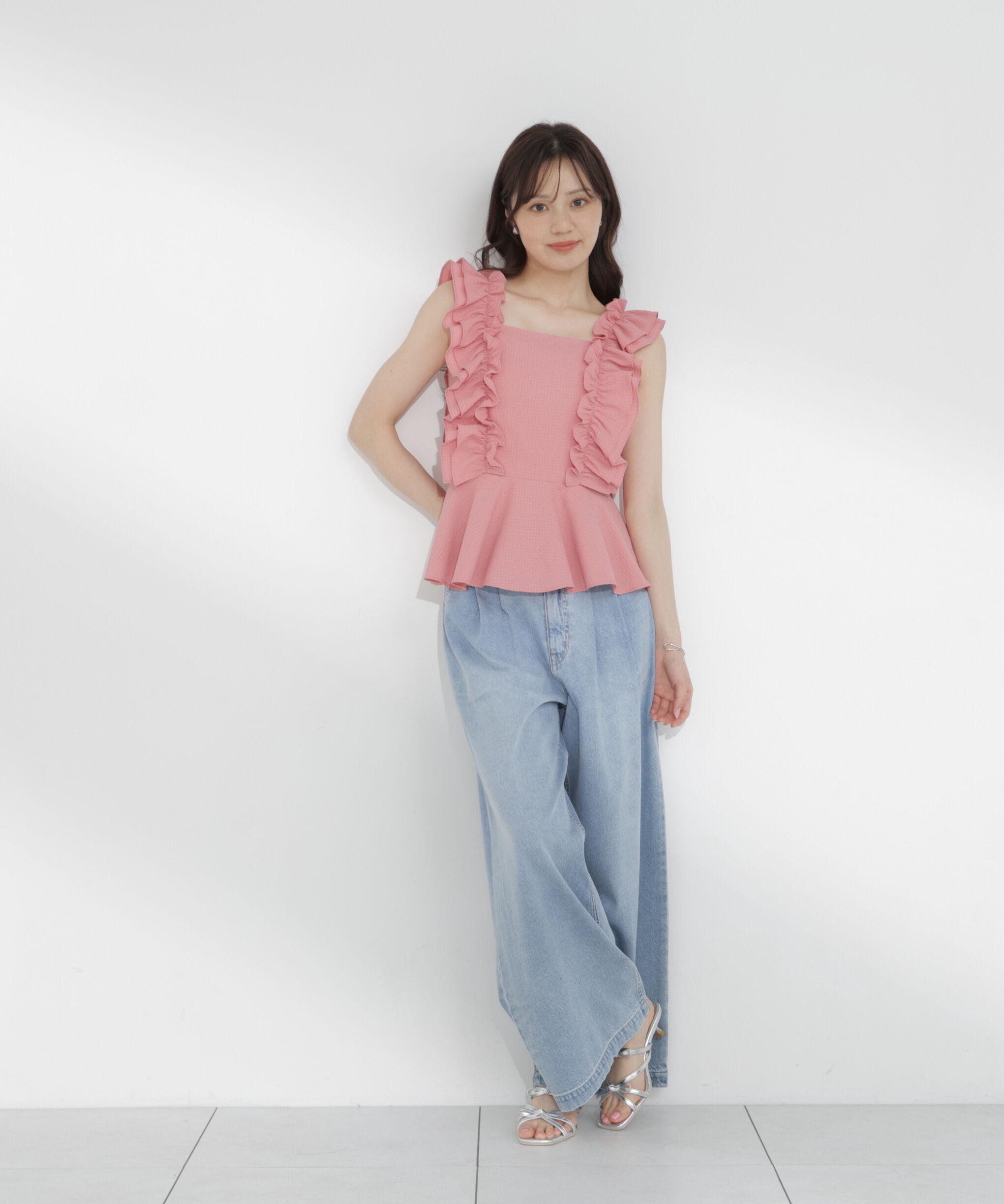 PROPORTION BODY DRESSING「フリルブラウス　26SS」|シャツ・ブラウス|