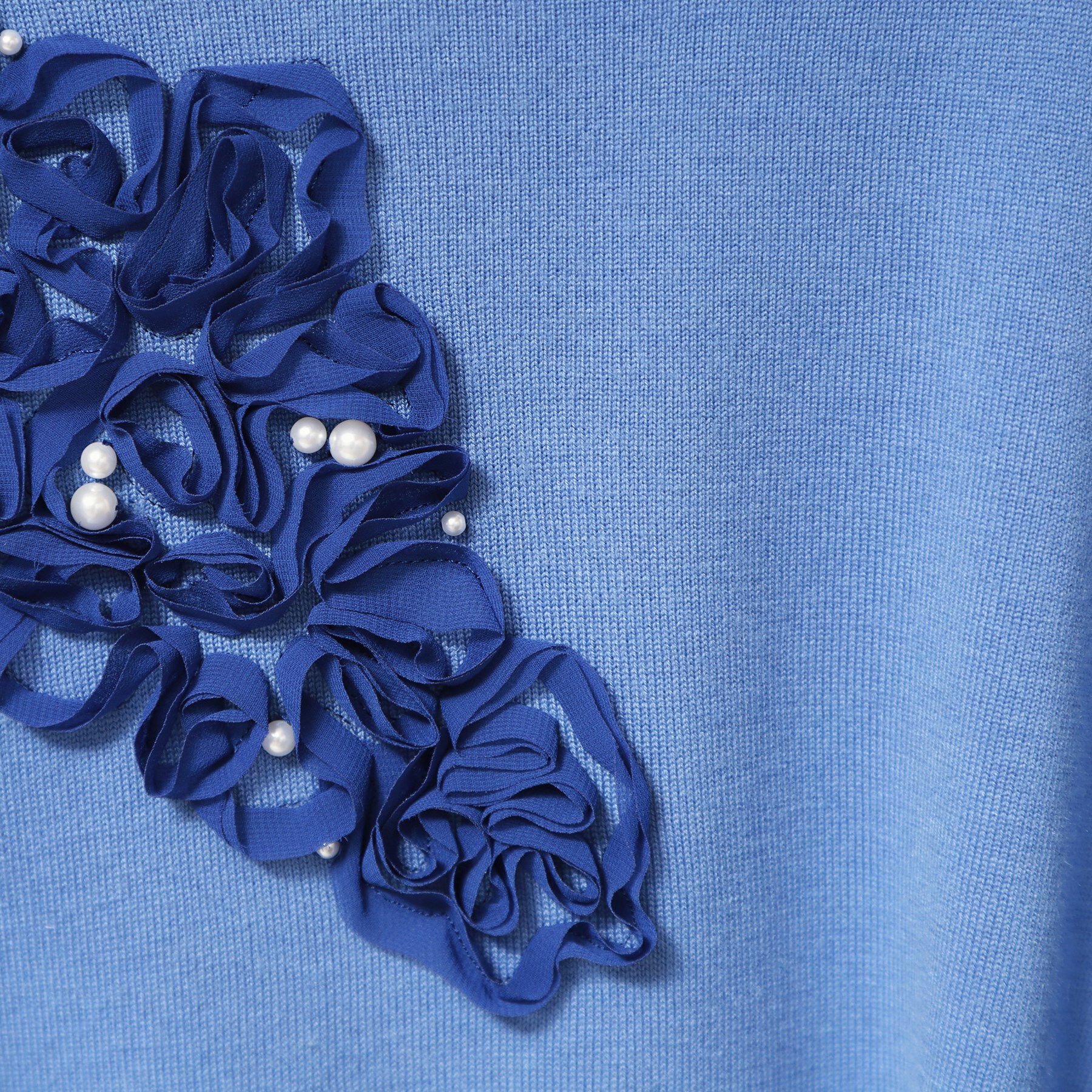 SunaUna「【チュール刺繍】クラフトニット」|ニット・セーター|