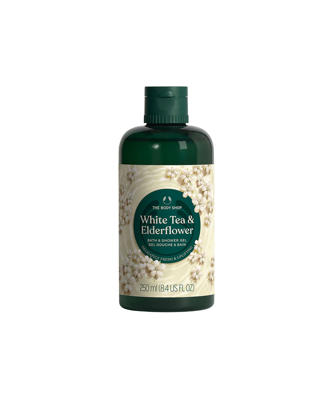 THE BODY SHOP「バス＆シャワージェル ホワイトティー＆エルダーフラワー 250mL」|ボディクレンジング|ｿﾉﾀ