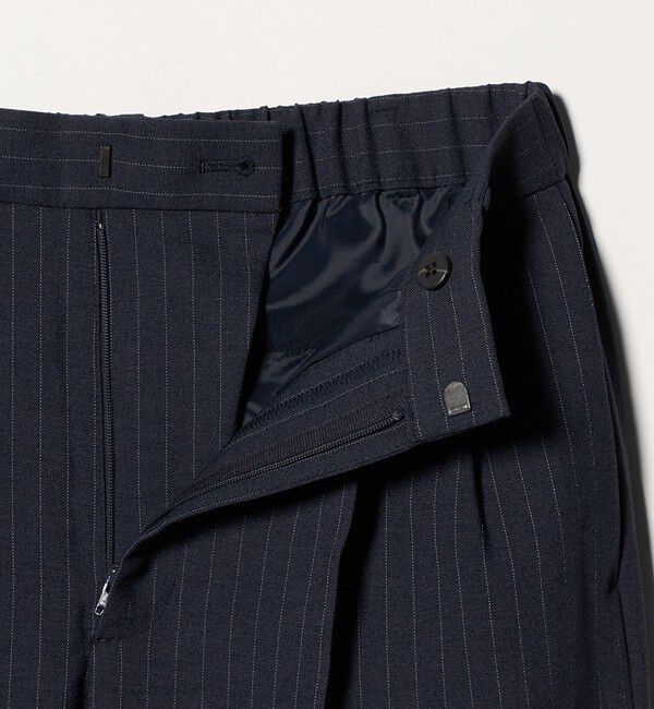 UNITED ARROWS「Spiree ストライプ ワイドパンツ ‐ウォッシャブル‐」|スラックス|