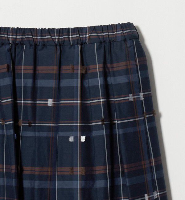 UNITED ARROWS「チェック リボン カットジャガード スカート」|スカート|