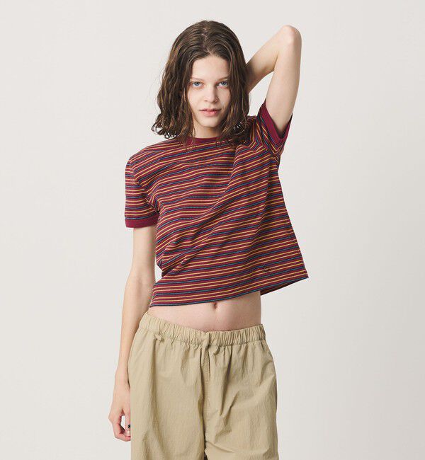 California General Store「＜CGS.＞マルチ ボーダー Tシャツ ウィメンズ」|Tシャツ・カットソー|