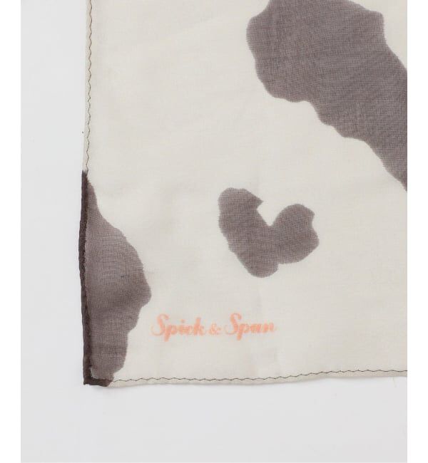 Spick and Span「《別注》Spick & Span COW PRINT SCARF」|バンダナ・スカーフ|