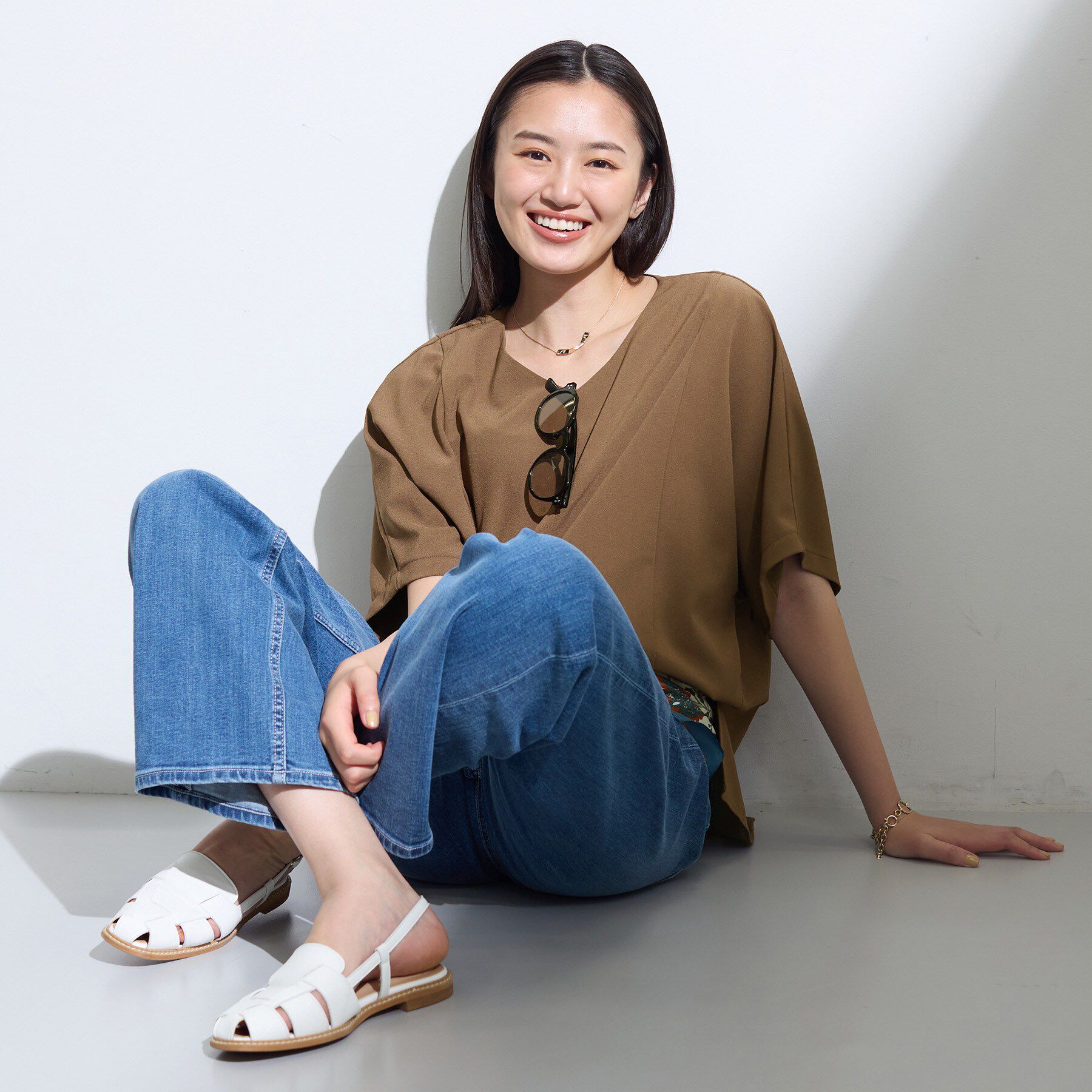 INDIVI「【着る日傘】ドルマントップス」|シャツ・ブラウス|
