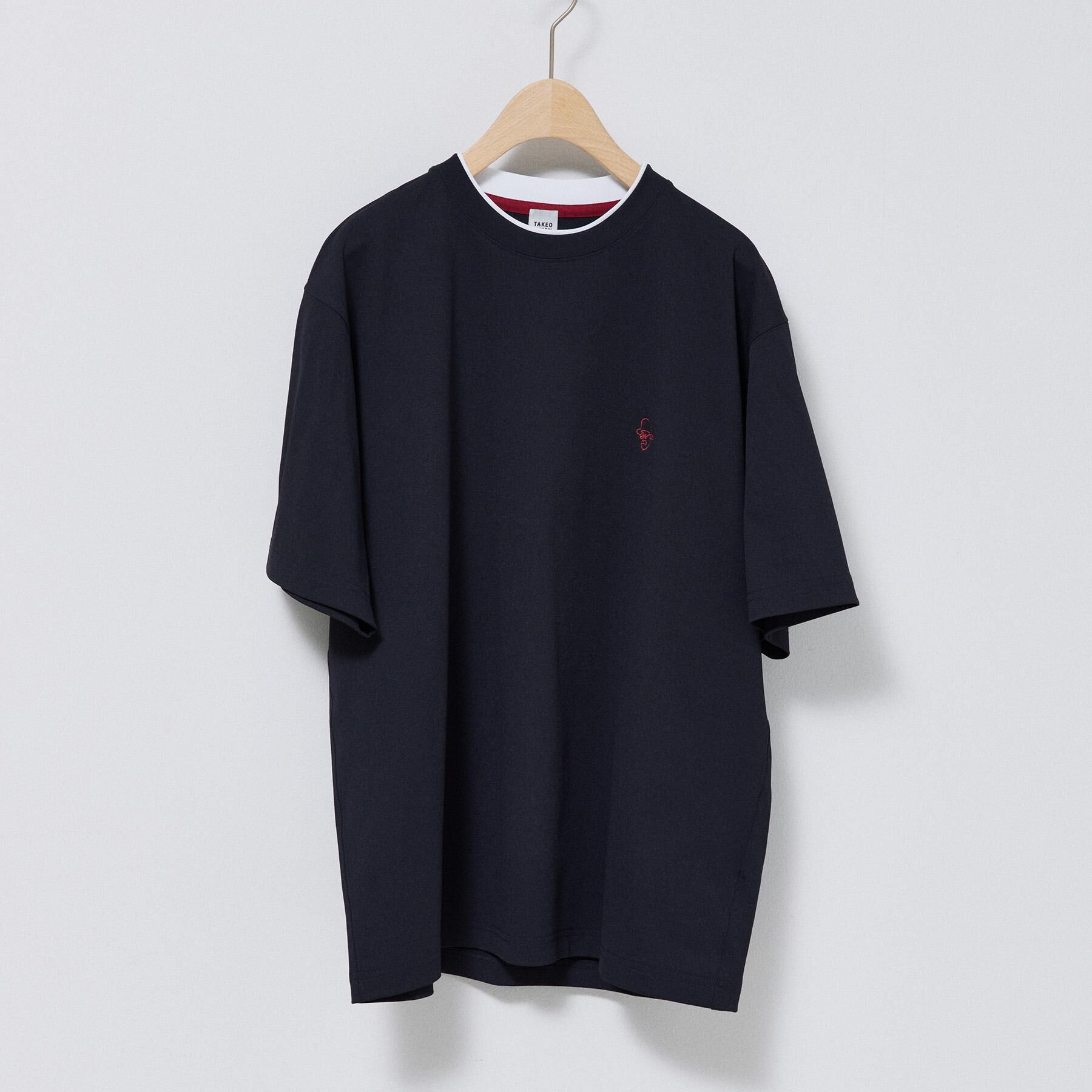 TAKEO KIKUCHI「【汗染み軽減】フェイクレイヤー ワンポイント プルオーバー」|Tシャツ・カットソー|