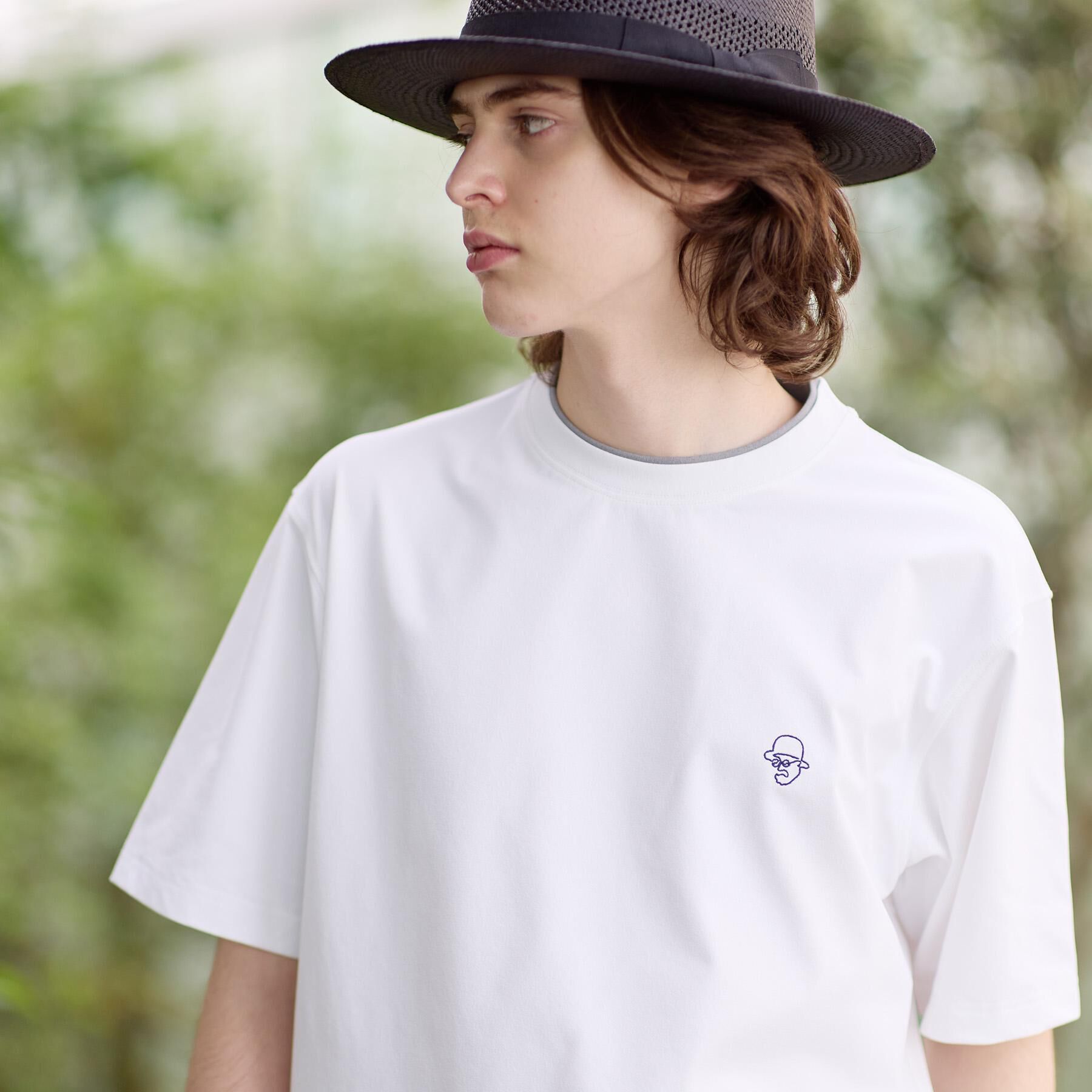 TAKEO KIKUCHI「【汗染み軽減】フェイクレイヤー ワンポイント プルオーバー」|Tシャツ・カットソー|