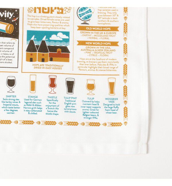bPr BEAMS「STUART GARDINER DESIGN / ティータオル」|トイレタリー・ランドリーグッズ|