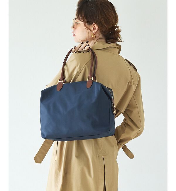 LOWELL things「Porta/A4/2WAYボストンバッグL」|ボストンバッグ|ネイビー
