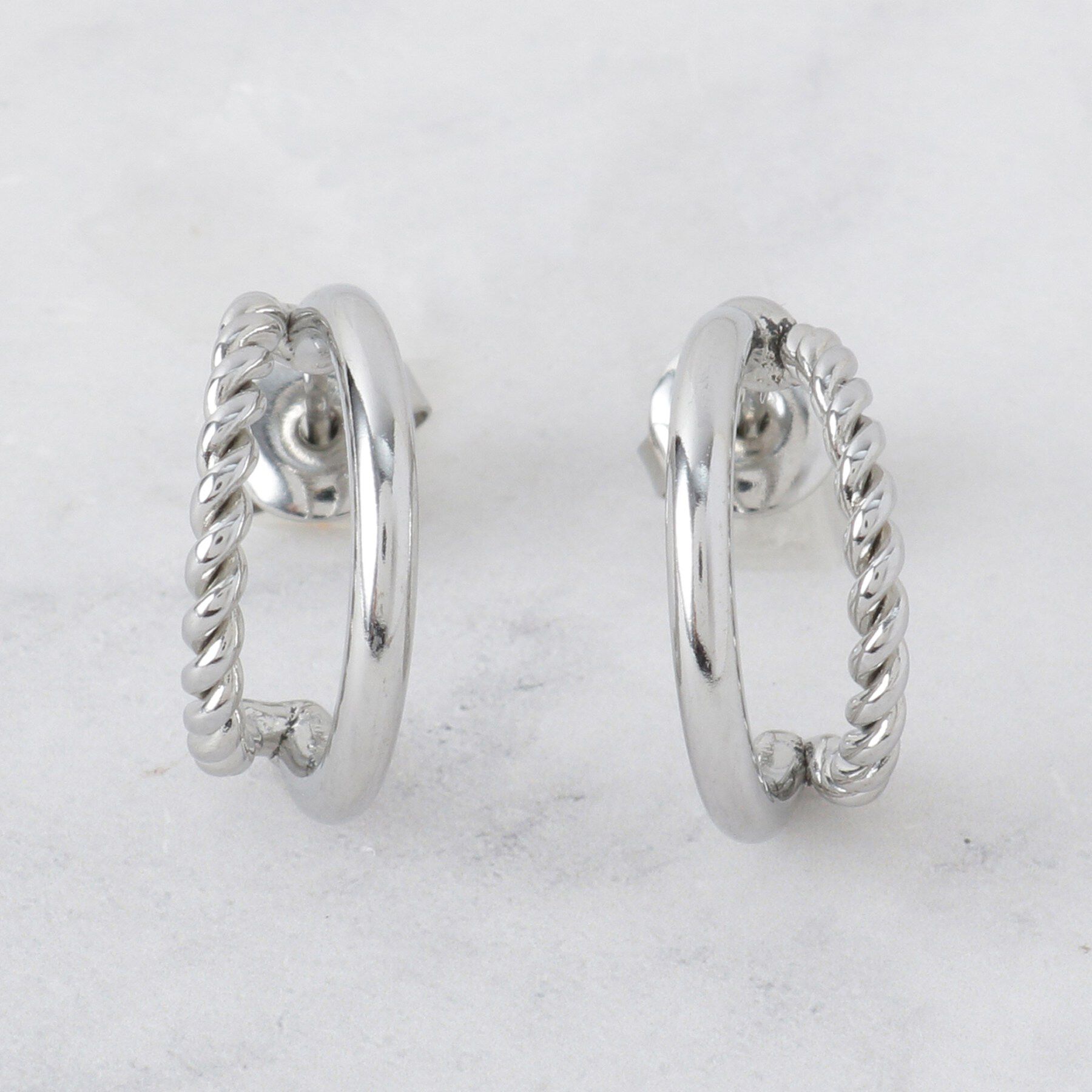grove「【ステンレス】デザインフープピアス」|ピアス|