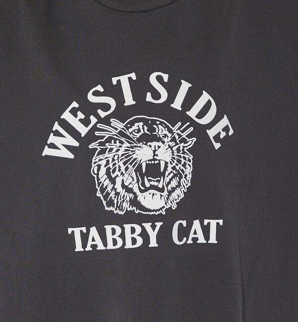 ABAHOUSE「【MIXTA/ミクスタ 】CREW NECK TABBY CAT Tシャツ」|Tシャツ・カットソー|