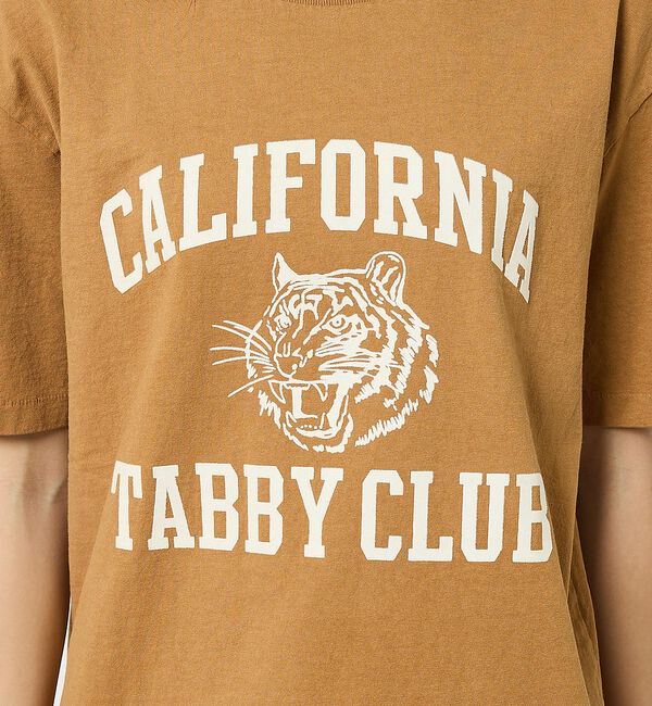 ABAHOUSE「【MIXTA/ミクスタ 】CREW NECK TABBY CAT Tシャツ」|Tシャツ・カットソー|