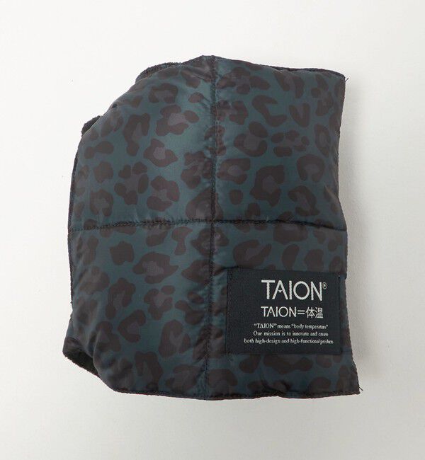 UNITED ARROWS green label relaxing「＜TAION＞ベーシック ダウンマフラー（レオパード） / キッズ  」|マフラー|