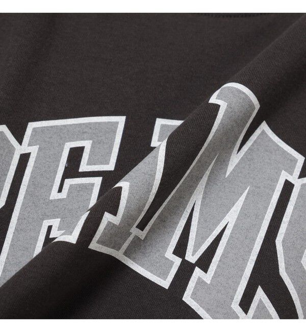 BEAMS「BEAMS｜【別注】Champion / BEAMS Logo T-shirt｜ Tシャツ｜サステナブル アメリカ綿100%」|Tシャツ・カットソー|