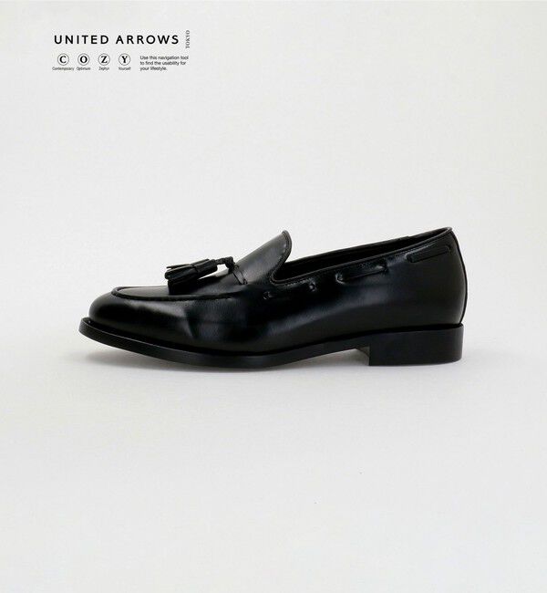 UNITED ARROWS「タッセルローファー UA COZY」|ローファー|BLACK